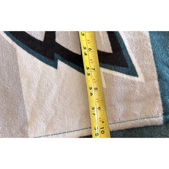 Vintage 90s Philadelphia Eagles Beach Towel 58” x 28” NFL Football McArthur - Picture 10 of 11